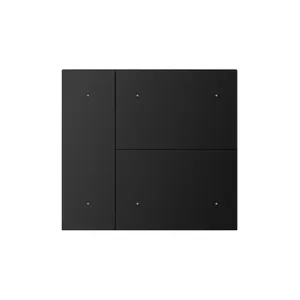INTELLIGENT ARLIGHT Накладка панели KNX-23-3G-SUF Black (Backlight) (IARL, IP20 Металл, 2 года)