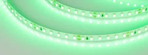 Лента RT-A120-8mm 24V Green (9.6 W/m, IP20, 2835, 5m) (Arlight, Открытый)