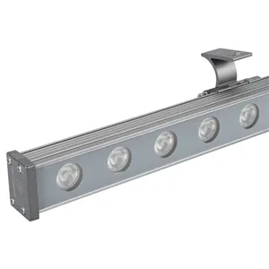 Светодиодный прожектор AR-LINE-1000M-24W-24V RGB (Grey, 30 deg, DMX512) (Arlight, Закрытый)
