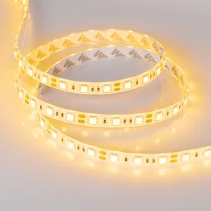 Лента RTW 2-5000SE 12V Yellow 2x (5060, 300 LED, LUX) (Arlight, 14.4 Вт/м, IP65)