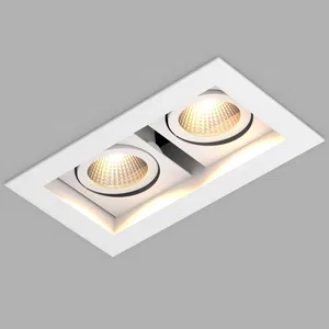 Светильник CL-KARDAN-S180x102-2x9W Day (WH, 38 deg) (Arlight, IP20 Металл, 3 года)