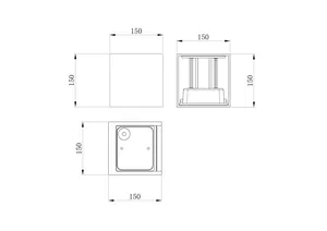 Архитектурная подсветка Outdoor O572WL-L20GR3K