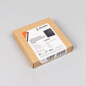 INTELLIGENT ARLIGHT Кнопочная панель KINETIC-801-22-2G-WP-SUF Black (No battery, IP67, 433Mhz) (IARL, IP67 Пластик, 3 года)