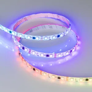 Лента герметичная SPI-SE-B60-10mm 12V RGB-PX3 (14.4 W/m, IP65, 5060, 5m) (Arlight, бегущий огонь)