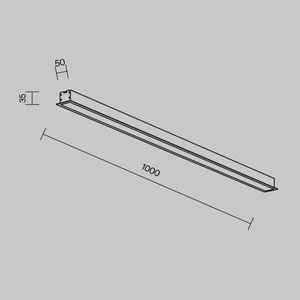Линейный светильник Technical LL313003