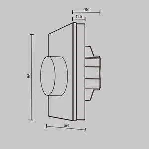 Роторная панель управления Lighting control 731004