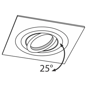 Встраиваемый светильник Technical DL024-2-01B