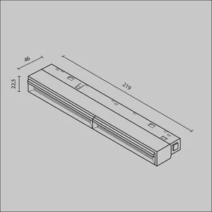 Трековый светильник Technical TR106-2-12W3K-W