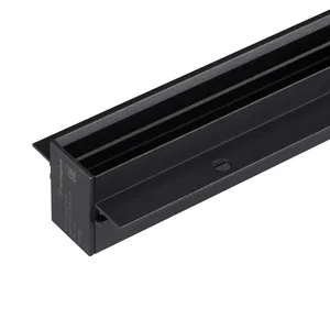 Трек встраиваемый MAG-TRACK-2538-FDW-3000 (BK, 5LN) (Arlight, IP20 Металл, 5 лет)