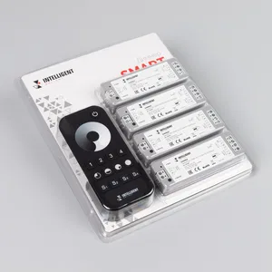 INTELLIGENT ARLIGHT Диммер SMART-SET-PWM-101-72-DIM-PD-SUF Black (5-36V, 1x8A, x4, ПДУ 13кн, 2.4G) (IARL, IP20 Пластик, 5 лет)