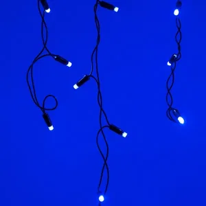 Светодиодная гирлянда ARD-EDGE-CLASSIC-2400x600-BLACK-88LED-STD BLUE (230V, 6W) (Ardecoled, IP65, 1 год)