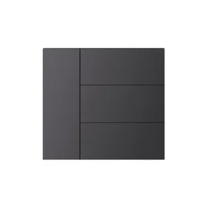 INTELLIGENT ARLIGHT Накладка панели KNX-23-4G-SUF Dark Grey (Backlightless) (IARL, IP20 Металл, 2 года)