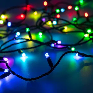 Светодиодная гирлянда ARD-STRING-CLASSIC-10000-BLACK-95LED-LIVE RGBW-DMX (24V, 10W) (Ardecoled, IP65, 1 год)
