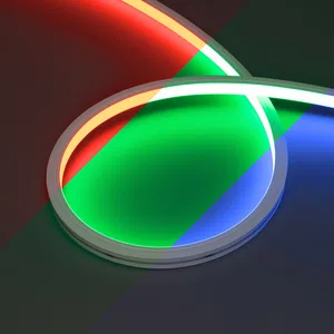 Лента герметичная MOONLIGHT-TOP-B84-13x12mm 24V RGB (12 W/m, IP67, 5m, wire x2) (Arlight, Вывод боковой, 3 года)