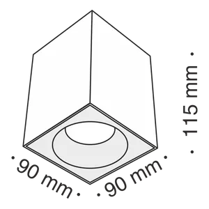 Потолочный светильник Technical C030CL-01W