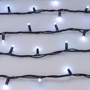 Светодиодная гирлянда ARD-STRING-PRO-10000-BLACK-100LED-MILK-LIVE RGB-DMX (24V, 10W) (Ardecoled, IP65, 2 года)