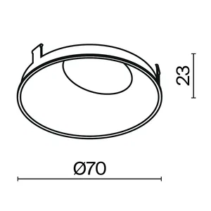 Комплектующие для светильника Technical Ring057-10-MG