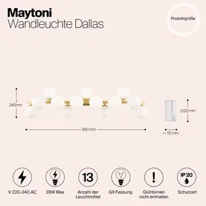 Настенный светильник (бра) Maytoni MOD547WL-13BS
