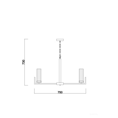 Подвесной светильник Freya FR5214PL-08BS