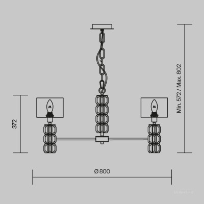 Подвесной светильник Maytoni DIA008PL-07CH