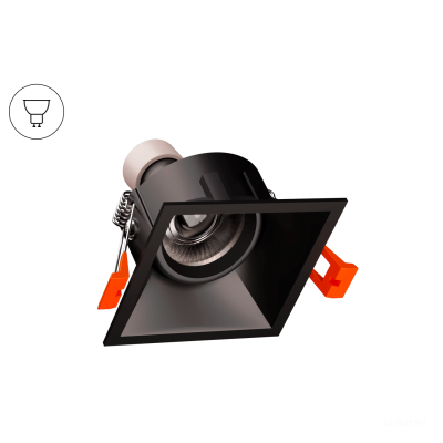 Рамка для LED модуля POINT-S Twist  (RAL9005 — MR16/GU10)