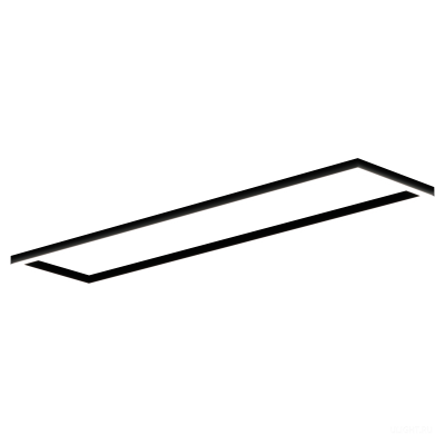 Светильник HOKASU Frame S50 (RAL9005/2498x617mm/LT70 — 4K/130W)