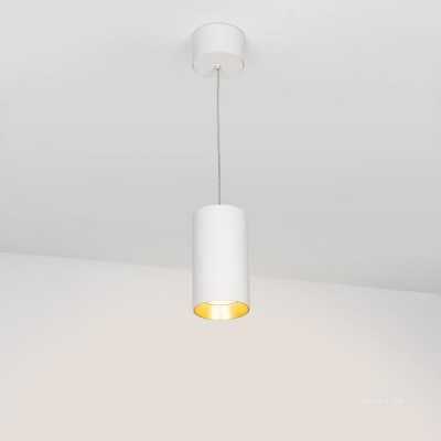 Светильник подвесной SP-POLO-R85-2-15W Warm White 40deg (White, Gold Ring) (Arlight, IP20 Металл, 3 года)