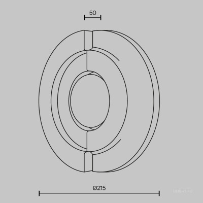 Настенный светильник (бра) Maytoni MOD462WL-L10BG3K