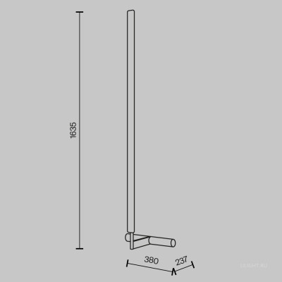 Напольный светильник (торшер) Maytoni MOD214FL-L20B3K1