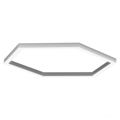 Светильник HOKASU Hexagon S50 (RAL9003/634*6mm/LT70 — 4K/80W)