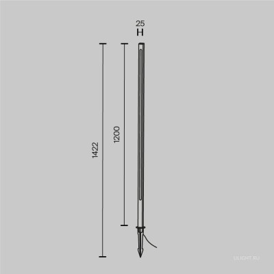 Ландшафтный светильник Outdoor O440FL-L18GF3K