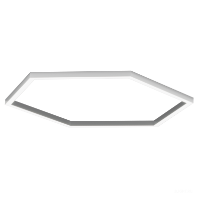 Светильник HOKASU Hexagon 35/40 (RAL9003/818*6mm/LT70 — 4K/104W)