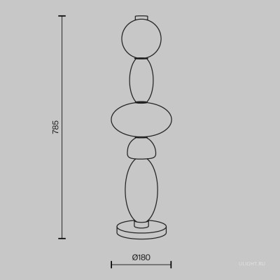 Настольный светильник Maytoni MOD297TL-L24BS3K