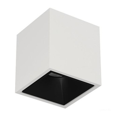 Накладной светодиодный светильник KUBING White Black