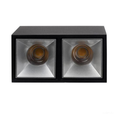 Накладной светодиодный светильник KUBING 2 Black Grey