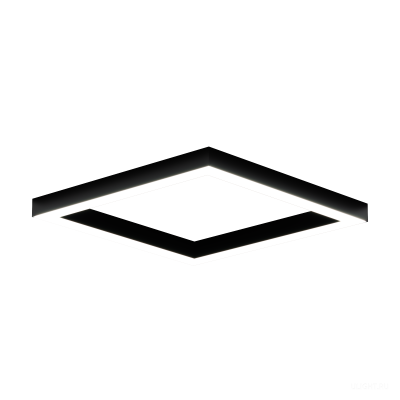 Светильник HOKASU Frame S50 (RAL9005/617x617mm/LT70 — 4K/52W)