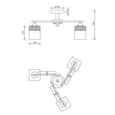 Люстра Freya FR5154PL-03B