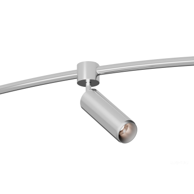 Светильник HOKASU PL12 Tube Zoom (SILVER/D55/160mm — 4K/10W/12-55deg)