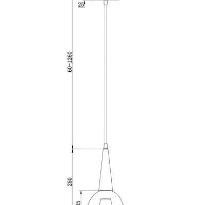 Подвесной светильник Freya FR8009PL-01GB