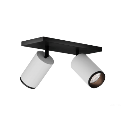Накладной светильник HOKASU Tube DUO Zoom (85-160/ral9003 – 40w/4097/12-50deg)