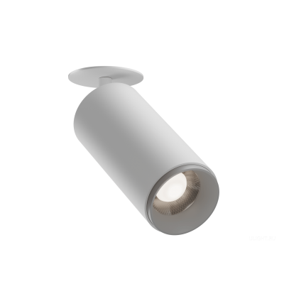 Встраиваемый светильник HOKASU Tube IN Zoom (85-160/ral9003 – 20w/2790/12-50deg)