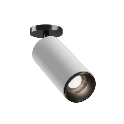 Накладной светильник HOKASU Tube ON Zoom (85-160/ral9003 – 20w/4098/12-50deg)