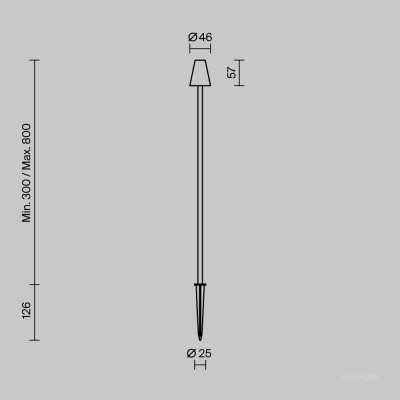 Ландшафтный светильник Outdoor O504FL-L1B3K1