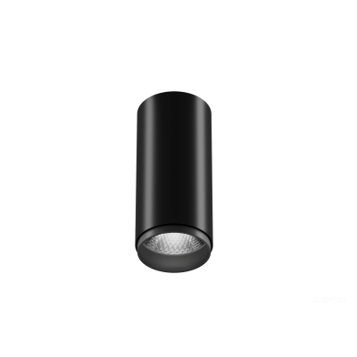 Накладной светильник HOKASU Tube Zoom (85-160/ral9005 – 20w/4098/12-50deg)