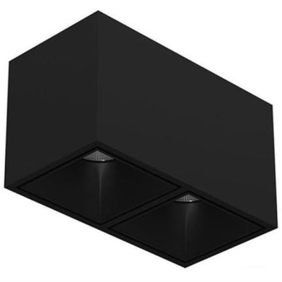 Накладной светодиодный светильник KUBING 2 Black