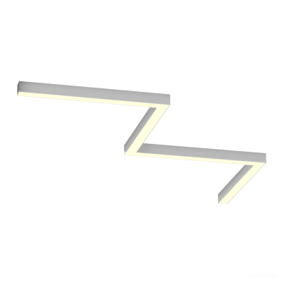 Светильник ЗигЗаг S50 (RAL9003/4x650mm-90/LT70 — 3K/54W)