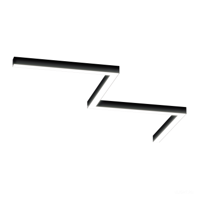 Светильник HOKASU Z S50 (RAL9005/4x650mm-90/LT70 — 4K/54W)
