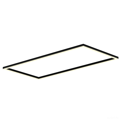 Светильник HOKASU Frame S50 (RAL9005/2498x1219mm/LT70 — 3K/156W)