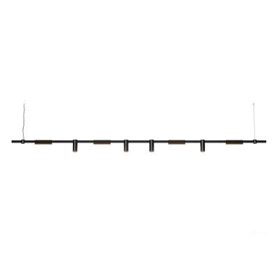 Подвесной светильник HOKASU PL10 (RAL9005/3000mm – 200mm/LT70/120deg – D55/140mm – 4K/64W)
