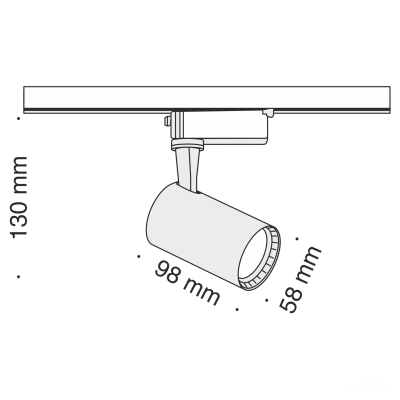 Трековый светильник Technical TR003-1-6W4K-W